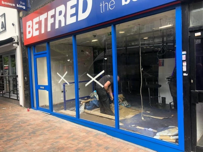 Shopfront Installed for Betfred Essex